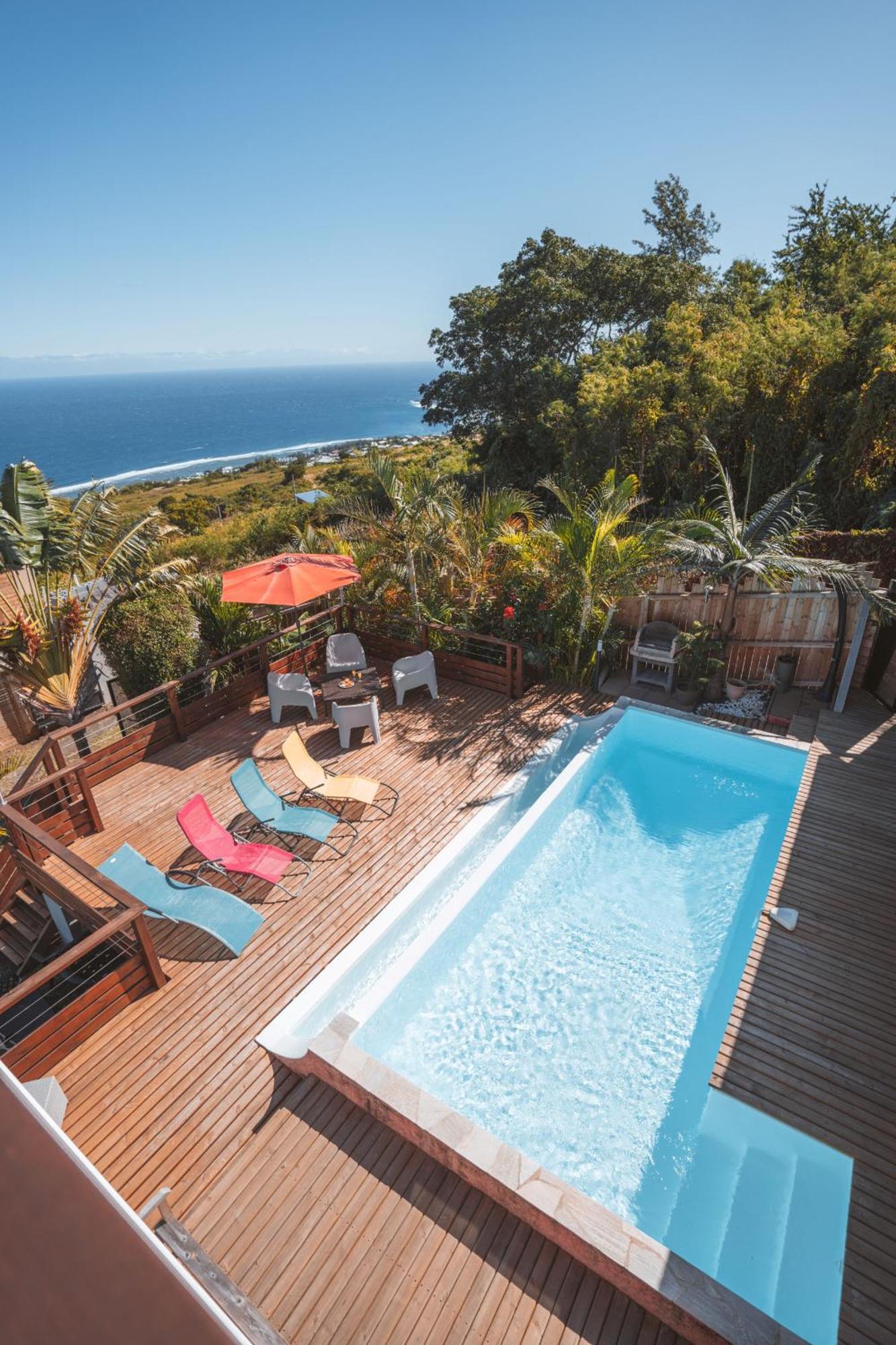 Villa Sunset St Leu, Avec Sa Vue Plongeante Sur La Mer Saint-Leu Esterno foto